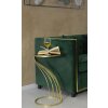 Mauro Ferretti Mesa auxiliar al ras Ø 35x60 cm oro negro