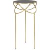 Mesa auxiliar Mauro Ferretti Anillo Ø 40x80 cm oro negro