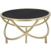 Mesa auxiliar Mauro Ferretti Anillo Ø 40x80 cm oro negro