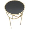Mesa auxiliar Mauro Ferretti Anillo Ø 40x80 cm oro negro