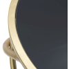Mesa auxiliar Mauro Ferretti Anillo Ø 40x80 cm oro negro