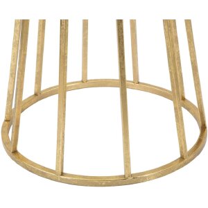 Mauro Ferretti mesa auxiliar Stick Glam Ø 38x100 cm oro