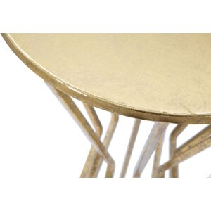Mauro Ferretti mesa auxiliar Stick Glam Ø 38x100 cm oro