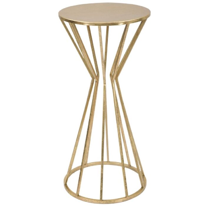 Mauro Ferretti mesa auxiliar Stick Glam Ø 38x80 cm oro