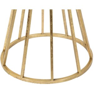 Mauro Ferretti mesa auxiliar Stick Glam Ø 38x80 cm oro