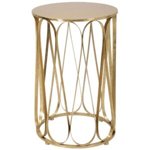 Mauro Ferretti mesa auxiliar Venezia Ø 37x58 cm oro