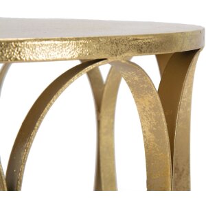 Mauro Ferretti mesa auxiliar Venezia Ø 37x58 cm oro