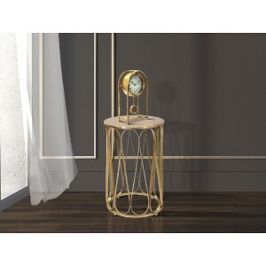 Mauro Ferretti mesa auxiliar Venezia Ø 37x58 cm oro
