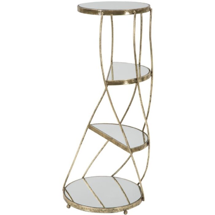Mauro Ferretti mesa teléfono Twisty Ø 38x86 cm oro