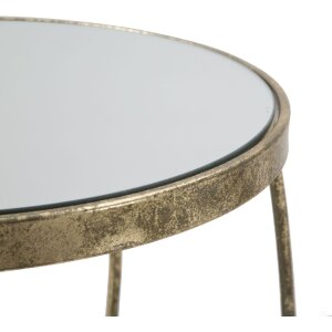 Mauro Ferretti mesa teléfono Twisty Ø 38x86 cm oro