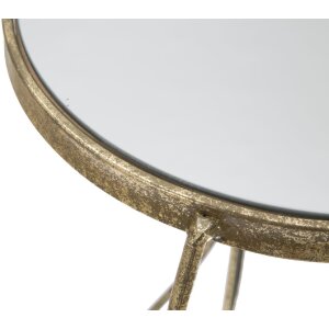 Mauro Ferretti mesa teléfono Twisty Ø 38x86 cm oro