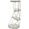 Mauro Ferretti mesa teléfono Twisty Ø 38x86 cm oro