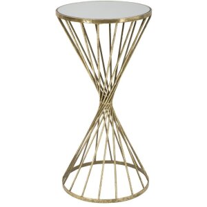 Mauro Ferretti mesa auxiliar Hypnos Ø 35x70 cm oro
