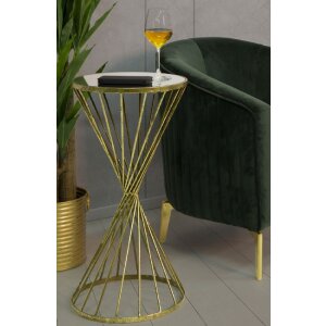 Mauro Ferretti mesa auxiliar Hypnos Ø 35x70 cm oro