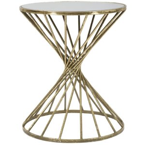Mauro Ferretti mesa auxiliar Hypnos Ø 42x50 cm oro