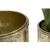 Jardinera Mauro Ferretti set de 2 Ø 27x62 y 21,5x52 cm oro