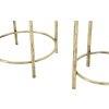 Jardinera Mauro Ferretti set de 2 Ø 27x62 y 21,5x52 cm oro
