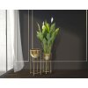 Jardinera Mauro Ferretti set de 2 Ø 27x62 y 21,5x52 cm oro