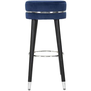 Mauro Ferretti taburete de bar Paris Ø 35x74 cm azul negro