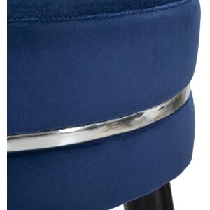 Mauro Ferretti taburete de bar Paris Ø 35x74 cm azul negro