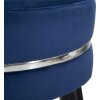 Mauro Ferretti taburete de bar Paris Ø 35x74 cm azul negro