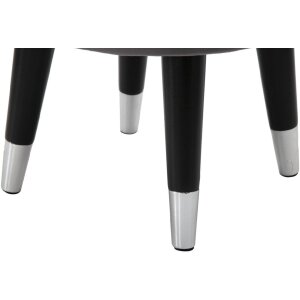 Mauro Ferretti taburete Paris Ø 35x40,5 cm gris plata