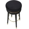Mauro Ferretti taburete de bar Paris Ø 35x74 cm oro negro