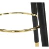Mauro Ferretti taburete de bar Paris Ø 35x74 cm oro negro