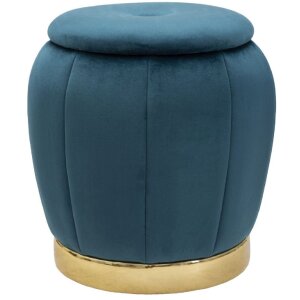Mauro Ferretti taburete Paris Ø 43x43 cm oro...