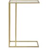 Mesa de sofá Mauro Ferretti 40,5x25,5x60 cm dorada