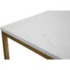 Mauro Ferretti mesa auxiliar Doble Mármol 47x47x60 cm oro blanco