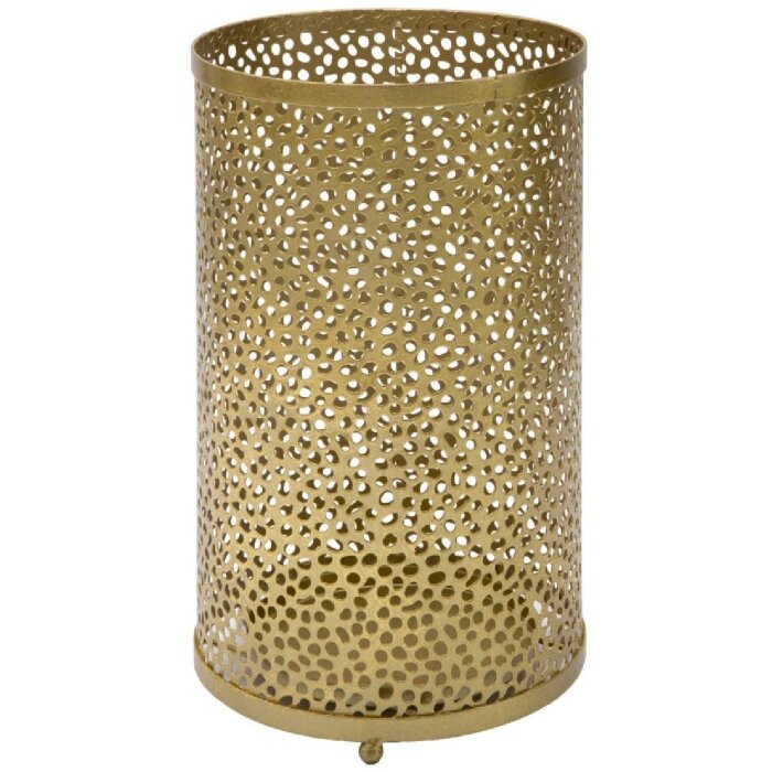 Paragüero Mauro Ferretti Holes Glam Ø 24x43 cm oro