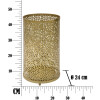 Paragüero Mauro Ferretti Holes Glam Ø 24x43 cm oro