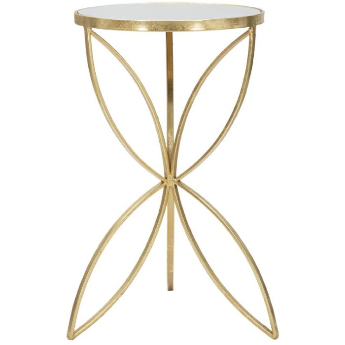 Mauro Ferretti mesa auxiliar mariposa Ø 35x60 cm oro plata