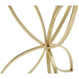 Mauro Ferretti mesa auxiliar mariposa Ø 35x60 cm oro plata