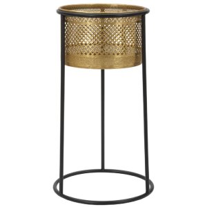 Mauro Ferretti florero individual Ø 25x50 cm oro...