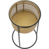Mauro Ferretti florero individual Ø 25x50 cm oro negro