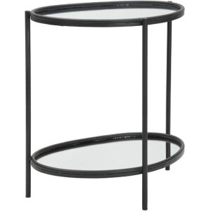 Mauro Ferretti mesa auxiliar Maycos 53.3x36.8x58.4 cm negro
