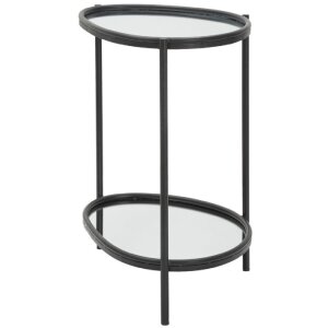 Mauro Ferretti mesa auxiliar Maycos 53.3x36.8x58.4 cm negro