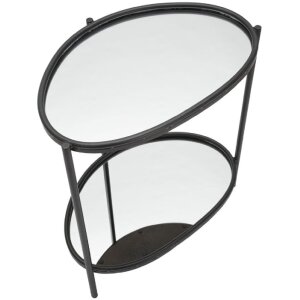 Mauro Ferretti mesa auxiliar Maycos 53.3x36.8x58.4 cm negro