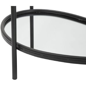 Mauro Ferretti mesa auxiliar Maycos 53.3x36.8x58.4 cm negro