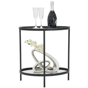 Mauro Ferretti mesa auxiliar Maycos 53.3x36.8x58.4 cm negro