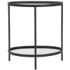 Mauro Ferretti mesa auxiliar Maycos 53.3x36.8x58.4 cm negro