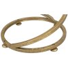 Mauro Ferretti mesa auxiliar espiral mármol Ø 27,5x47,5 cm oro blanco