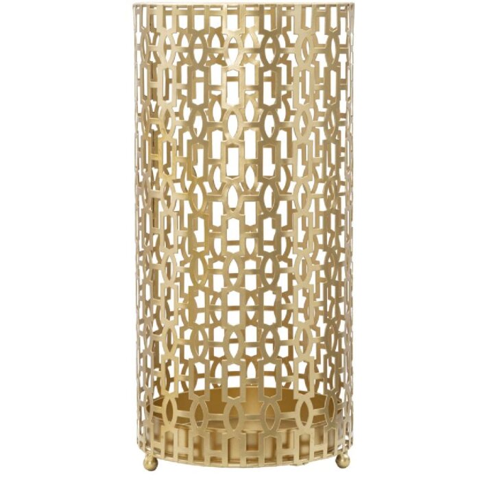 Paragüero Mauro Ferretti Oblin Ø 22,5x47,5 cm dorado