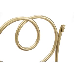 Estantería de pared Mauro Ferretti set de 2 41,5x18x20,5 cm oro