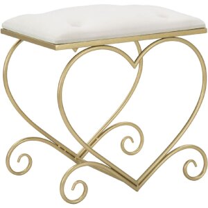 Mauro Ferretti taburete corazón 50x37.5x51.5 cm...