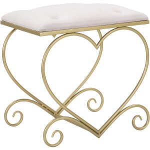 Mauro Ferretti taburete corazón 50x37.5x51.5 cm...