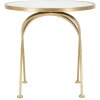 Mesa auxiliar Mauro Ferretti Glam Mat Ø 50,5x50 cm oro