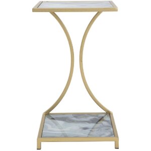 Mauro Ferretti mesa auxiliar Glam Ebene 40x35x60 cm oro